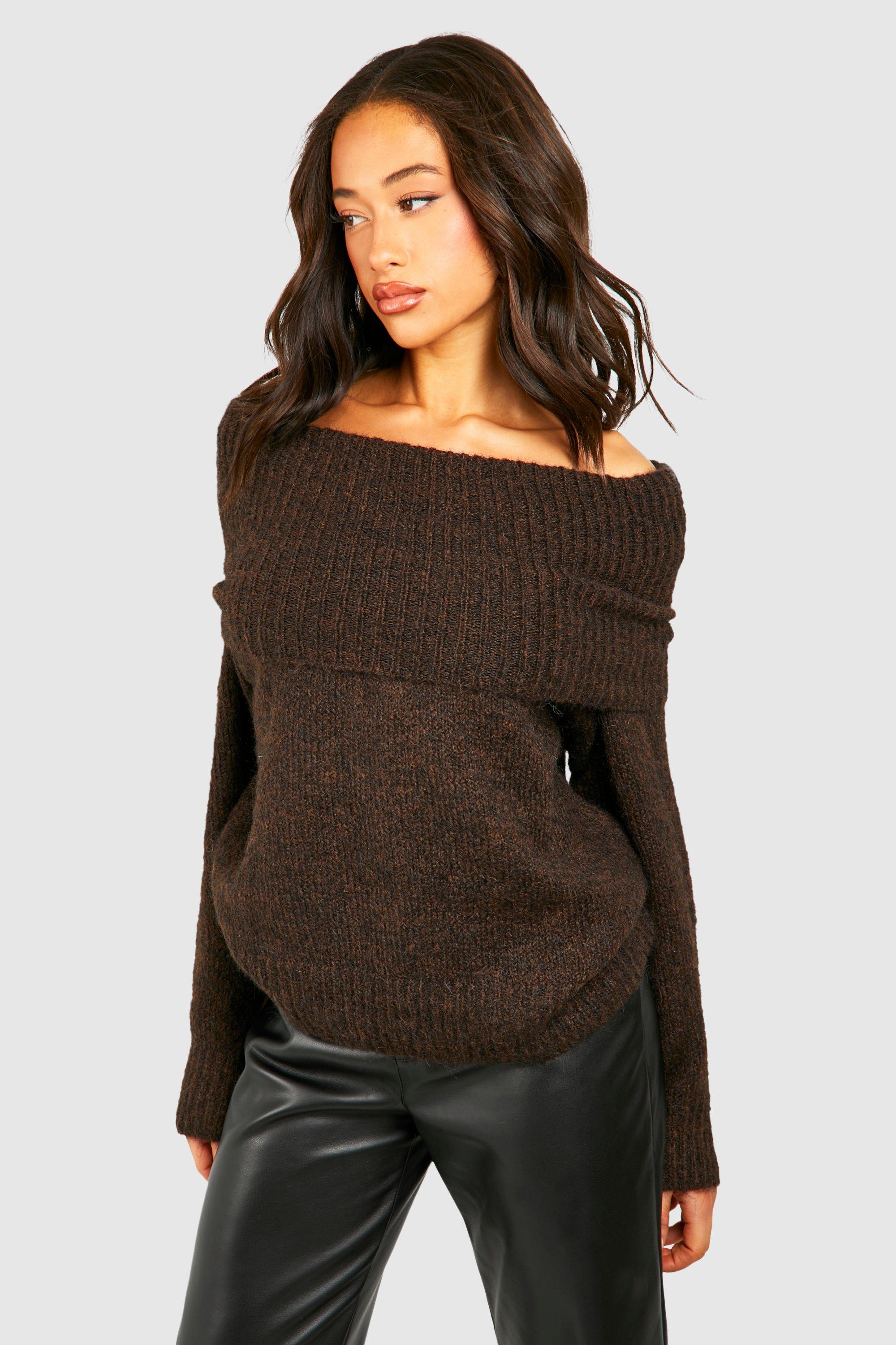 Oversized 2024 bardot jumper