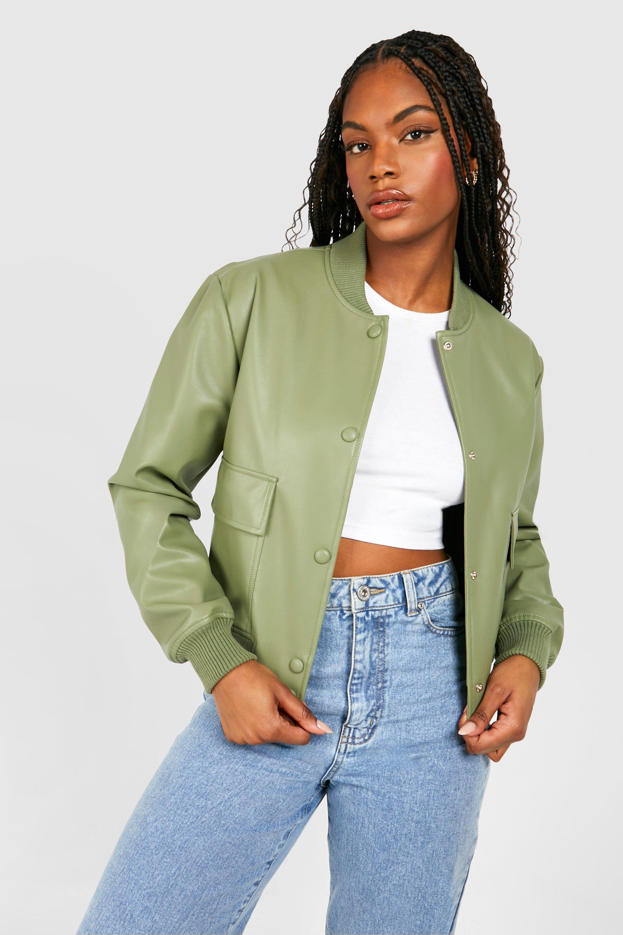 Crop 2025 green jacket