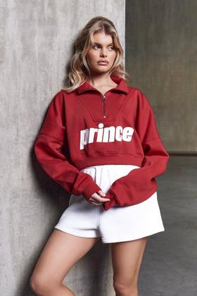 Red Oversized Sweat Hoodie