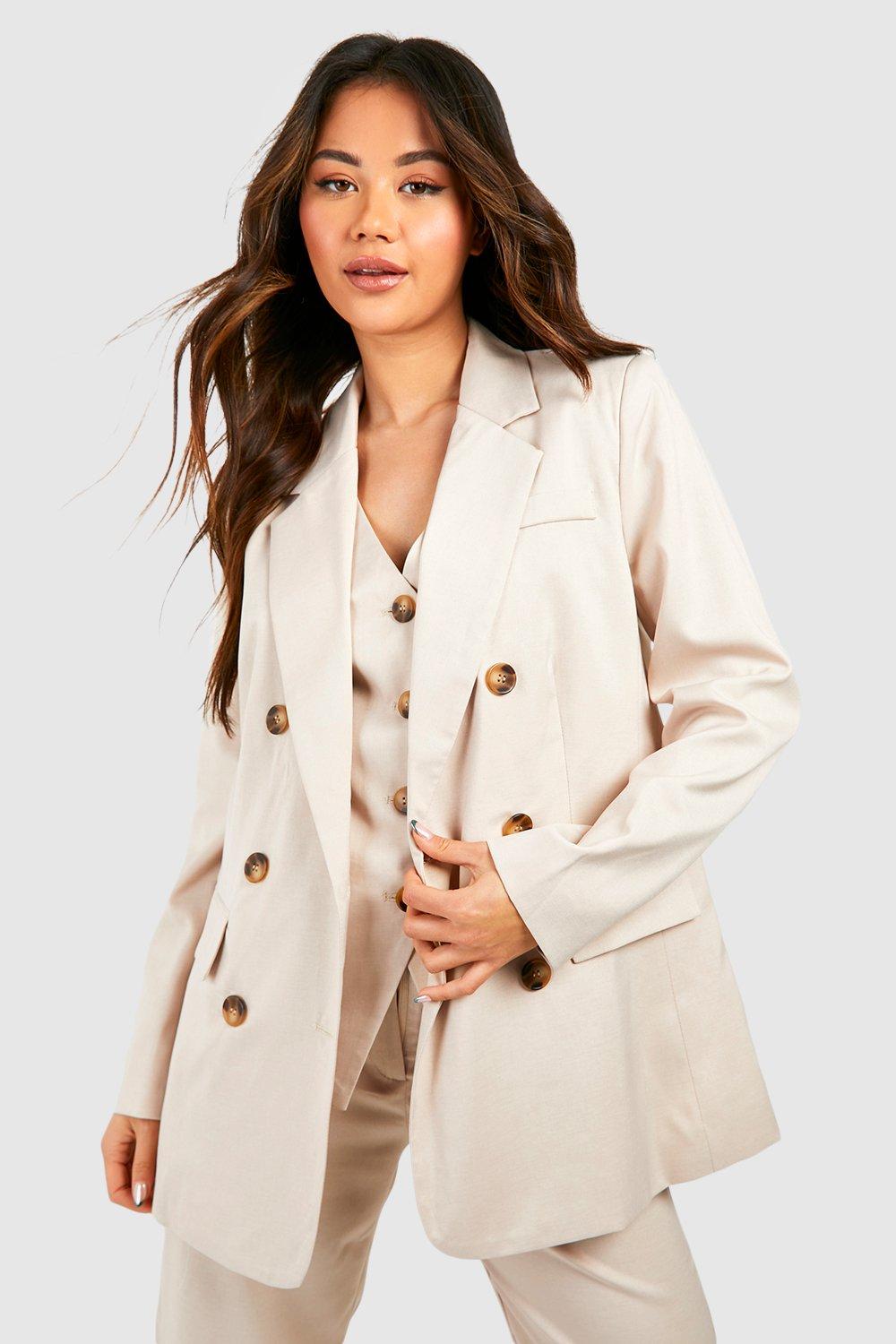 Grande taille Blazer cape tiss boohoo