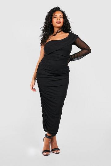 Sexy plus size black dresses