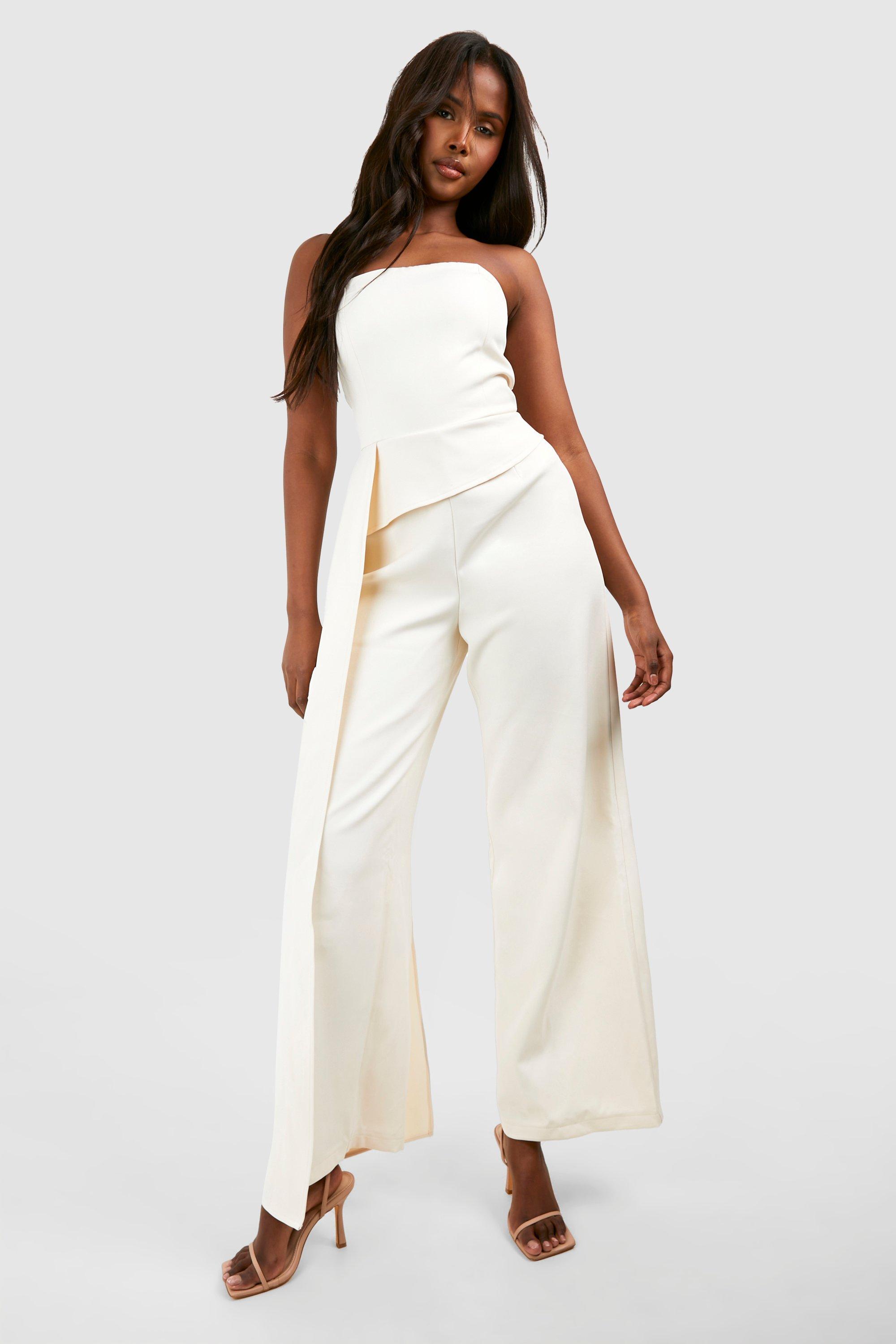 Casual white clearance jumpsuit