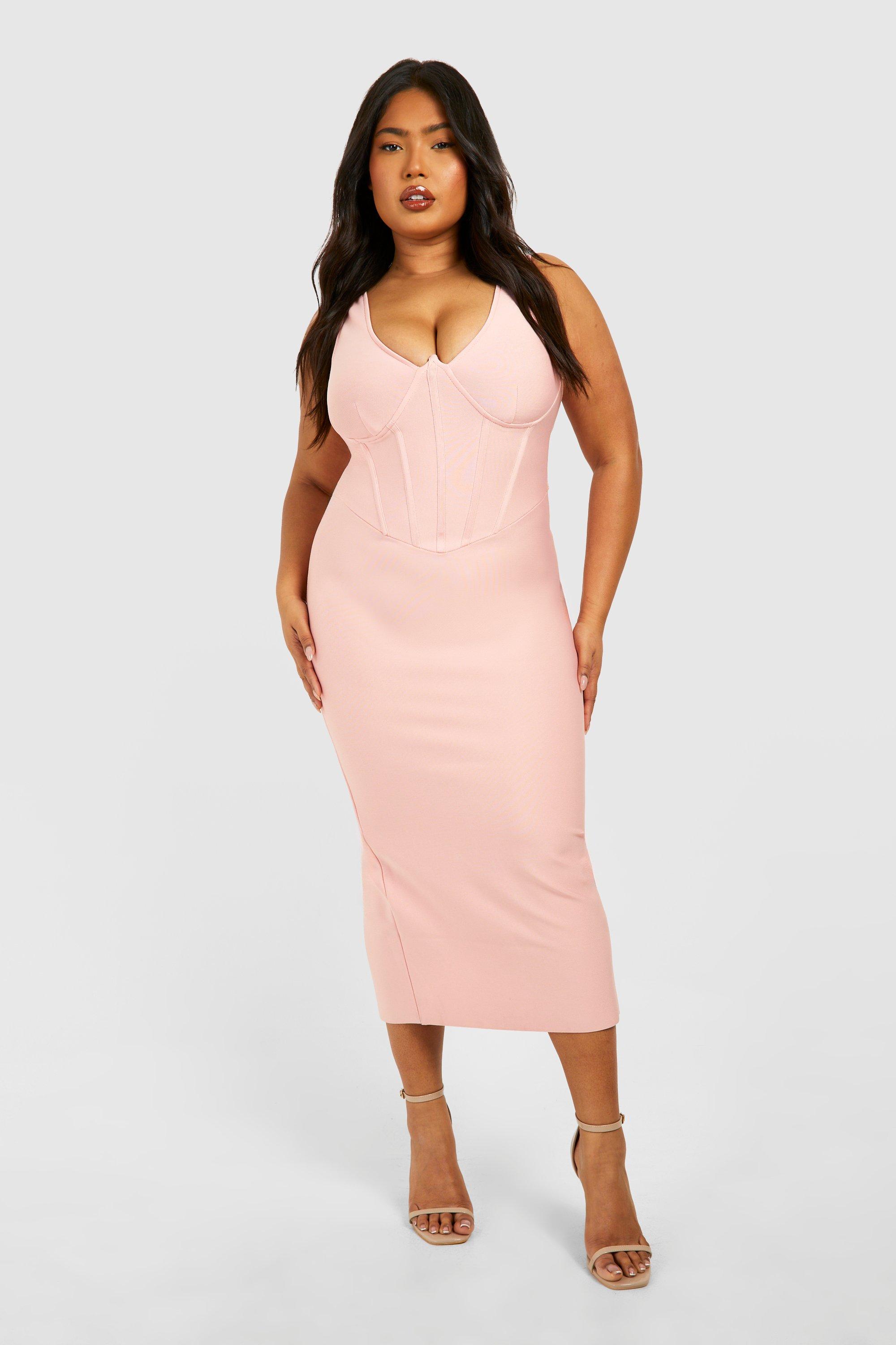 Corset under bodycon outlet dress