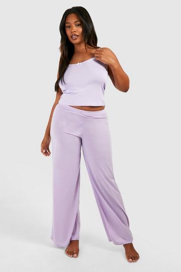 Lilac Purple Plus Peached Mix & Match Pj Trouser