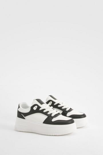 Platform Chunky Trainers black