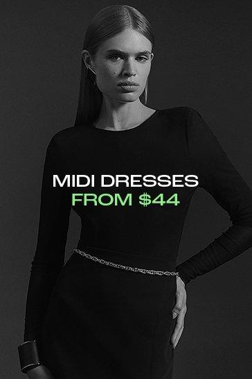 Midi Dresses from $44