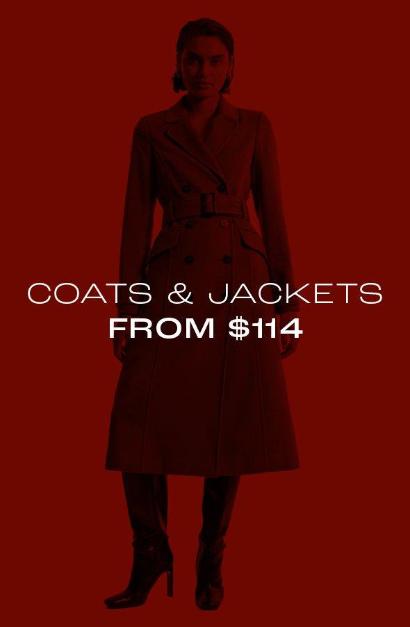 Coats & Jackets from $114