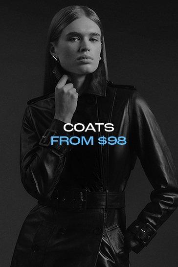 Coats from $98