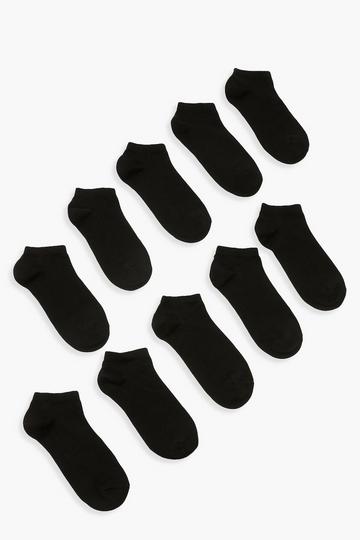 10 Pack Basic Trainer Socks black