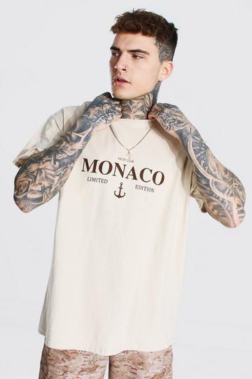 Oversized Monaco Limited Edition T-shirt sand