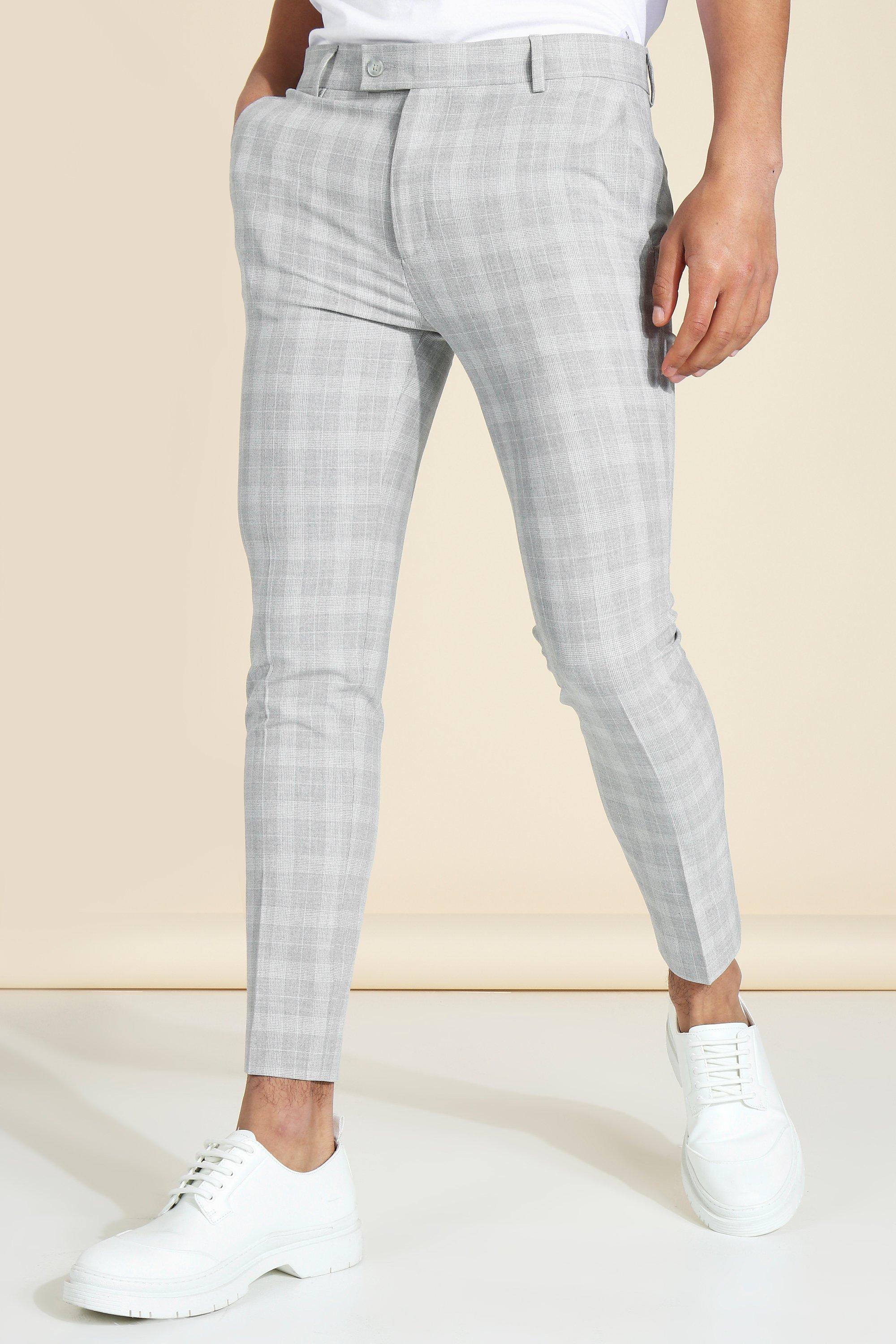 Tartan clearance tailored trousers