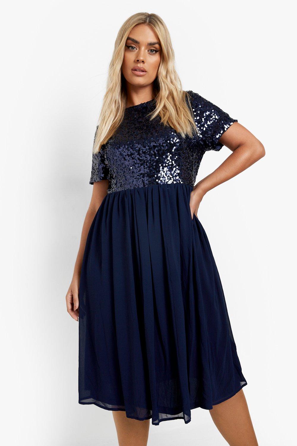 Crochet lace top store chiffon midi dress