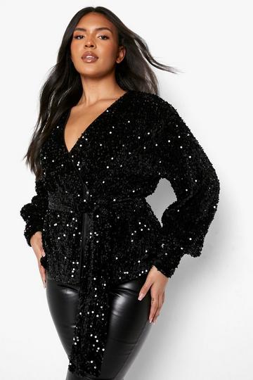 Plus Size Christmas Party Tops