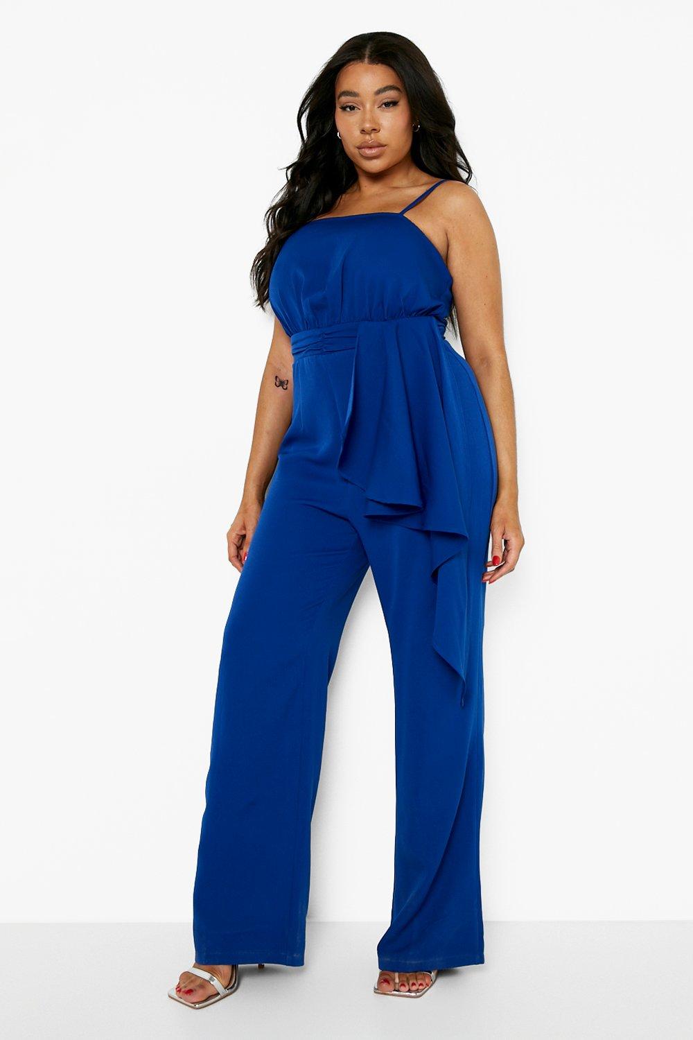 navy blue jumpsuit womens