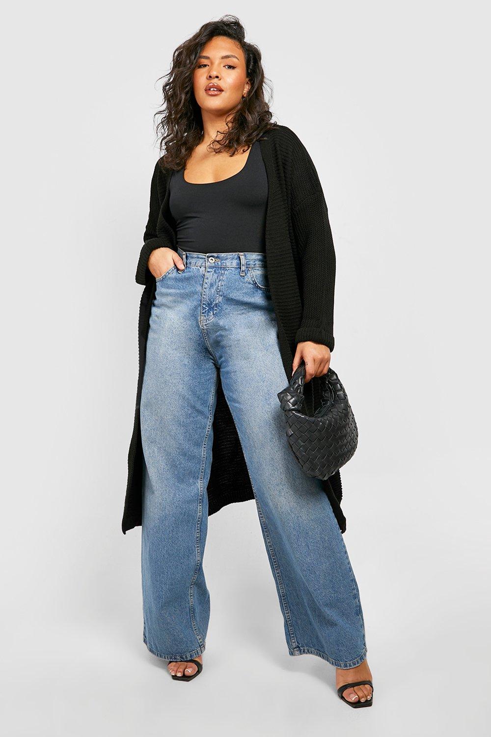 Plus size 2025 loop knit cardigan