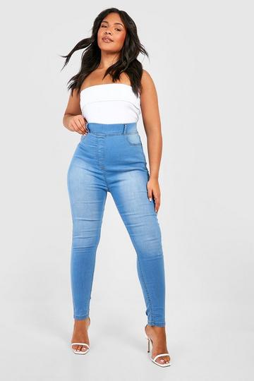 Light Brown Plus Basic Jegging