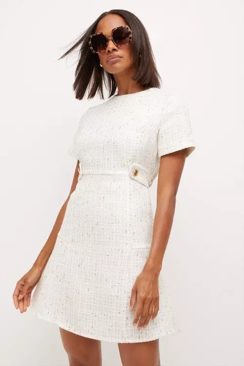 Karen millen hotsell white broderie dress