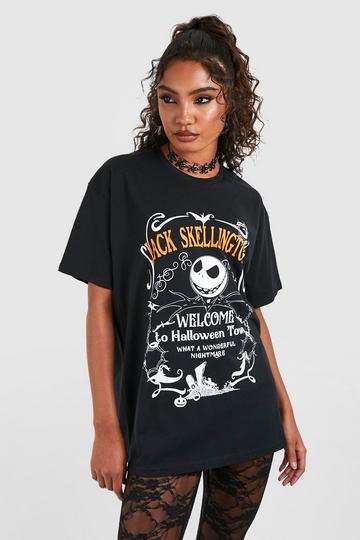 Tall Halloween Licensed T-shirt black