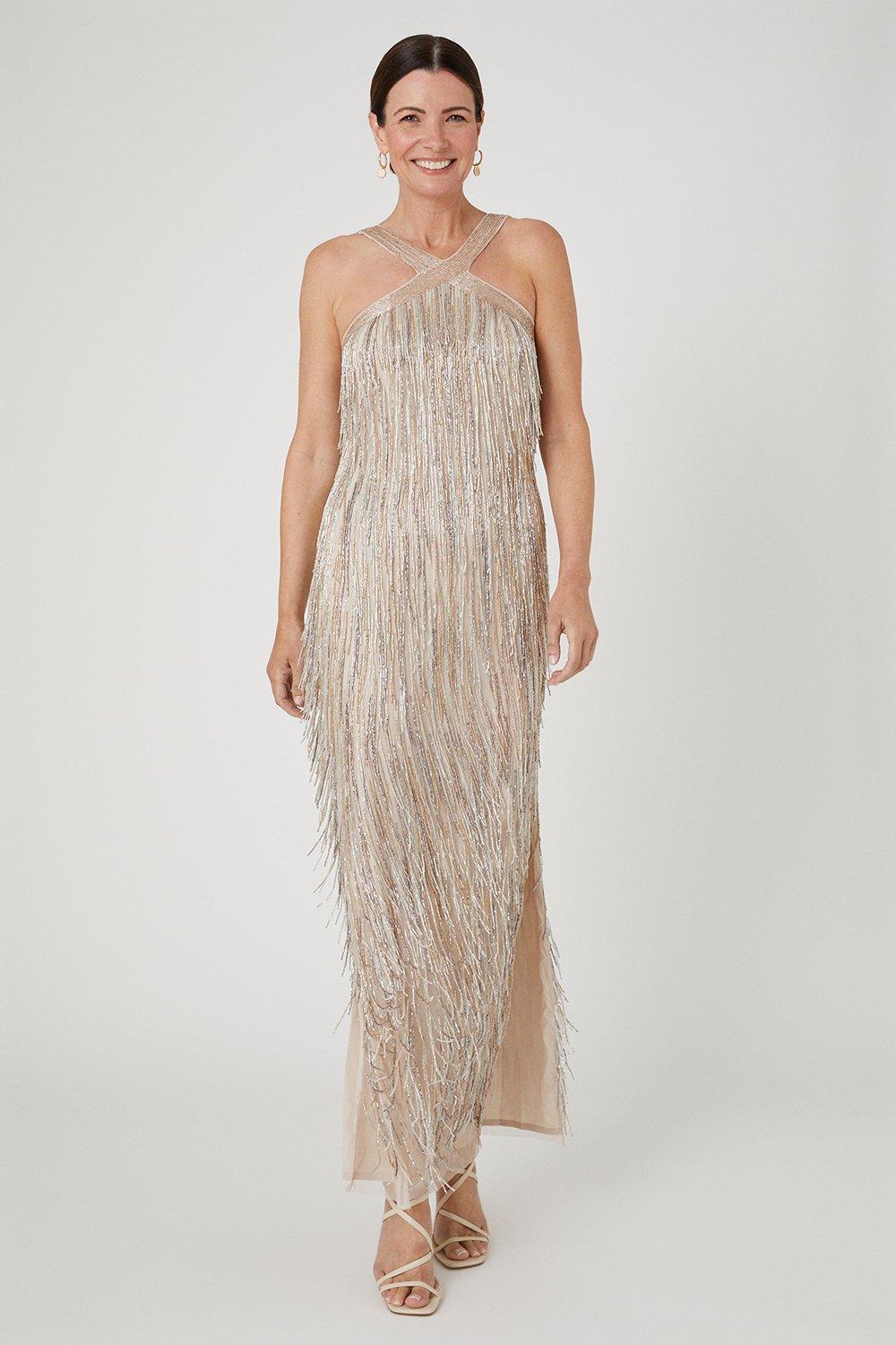 Coast jolie outlet sparkle maxi dress