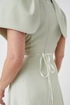 Coast Wrap Midi Dress With Sleeve Detail thumbnail 4