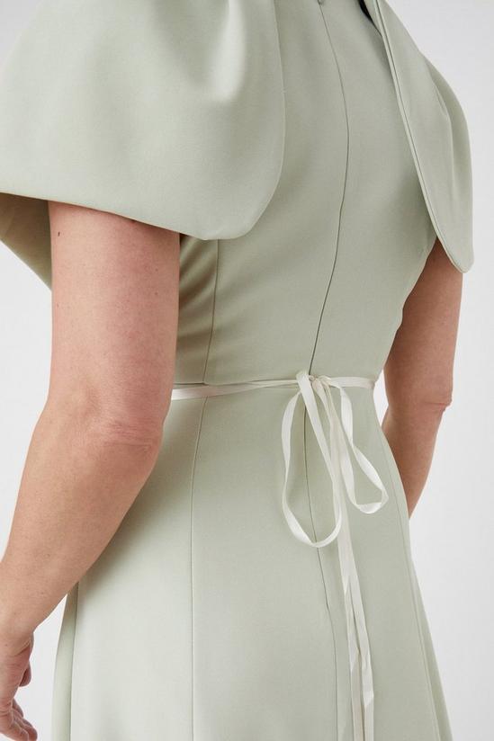 Coast Wrap Midi Dress With Sleeve Detail 4