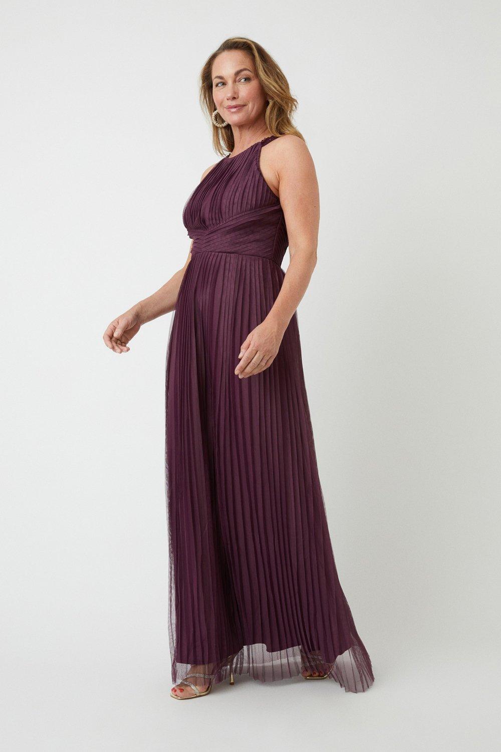 Coast pleated cheap maxi dress